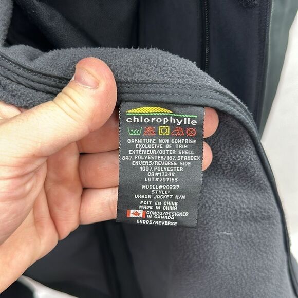 Chlorophylle est windbreaker long jacket sz XXL - Picture 5 of 5